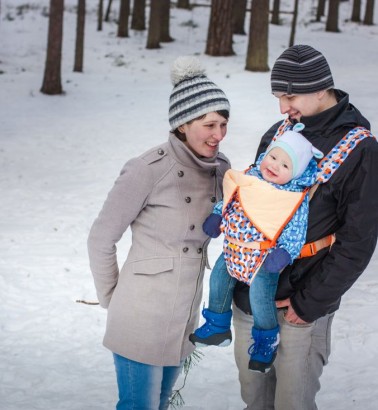 Рюкзак-кенгуру «BabyActive Choice» карнавал/оранжевый