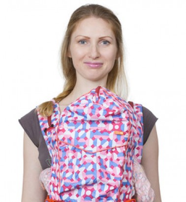 Рюкзак-кенгуру «BabyActive Choice» карнавал/розовый