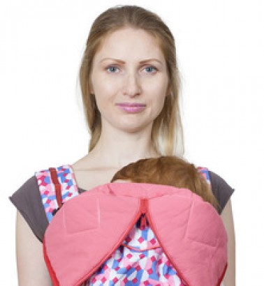 Рюкзак-кенгуру «BabyActive Choice» карнавал/розовый