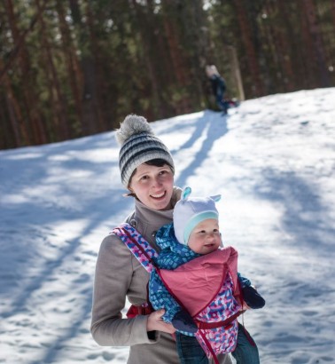 Рюкзак-кенгуру «BabyActive Choice» карнавал/розовый