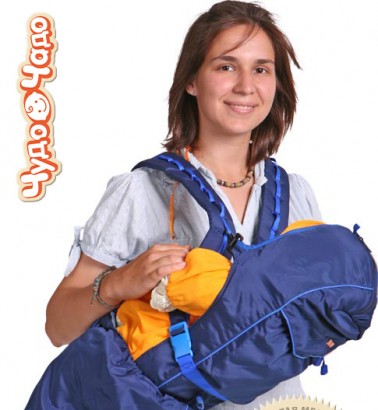 Рюкзак-кенгуру «BabyActive Lux» синий