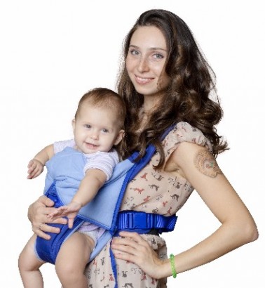 Рюкзак-кенгуру «BabyActive Lux» синий