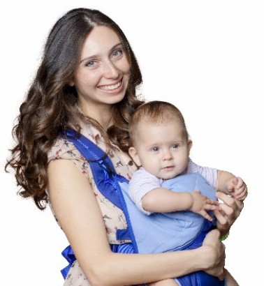 Рюкзак-кенгуру «BabyActive Lux» синий