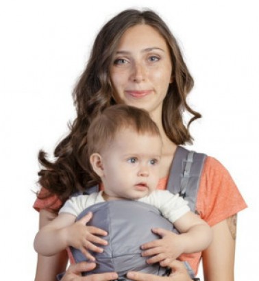 Рюкзак-кенгуру «BabyActive Simple» серый