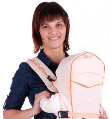 Рюкзак-кенгуру «BabyActive Simple» бежевый