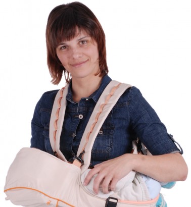 Рюкзак-кенгуру «BabyActive Simple» бежевый