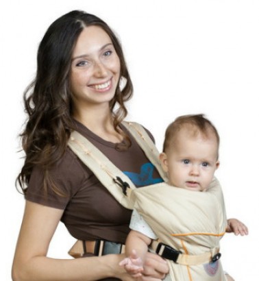 Рюкзак-кенгуру «BabyActive Simple» бежевый
