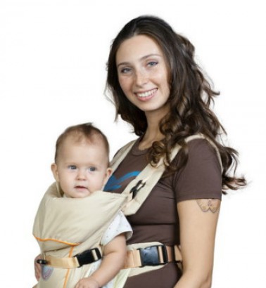 Рюкзак-кенгуру «BabyActive Simple» бежевый