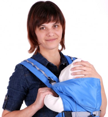 Рюкзак-кенгуру «BabyActive Simple» голубой