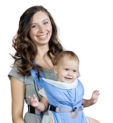 Рюкзак-кенгуру «BabyActive Simple» голубой