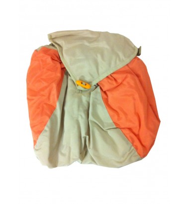 Мешочки на ножки к рюкзаку-кенгуру - бежево-оранжевые (комплект)