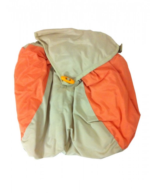 Мешочки на ножки к рюкзаку-кенгуру - бежево-оранжевые (комплект)