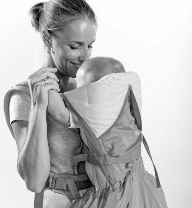 Рюкзак-кенгуру Чудо-Чадо «BabyActive Lux» черный