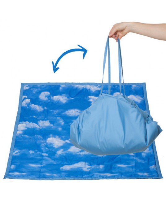 Коврик-сумка Чудо-Чадо - голубой/облака