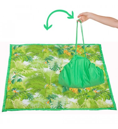 Коврик-сумка Чудо-Чадо - зеленый/джунгли