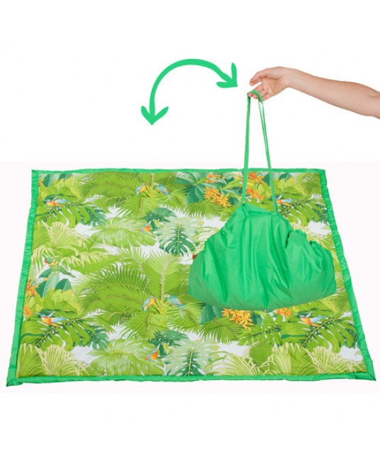 Коврик-сумка Чудо-Чадо - зеленый/джунгли