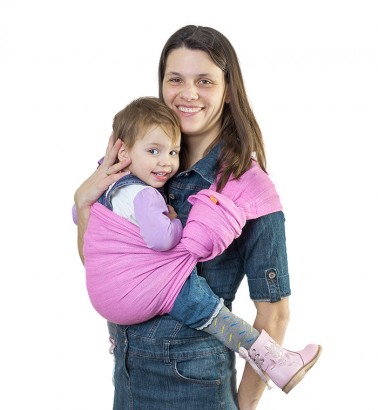 Слинг с кольцами «Уют» розовый меланж