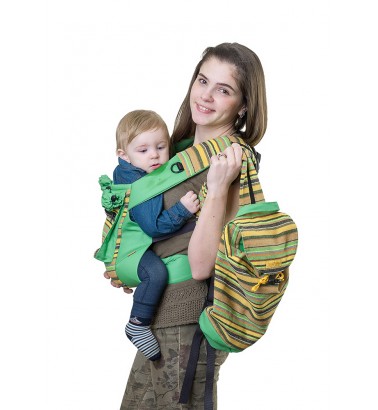 Сумка-рюкзак для мамы «Уичоли» зеленый