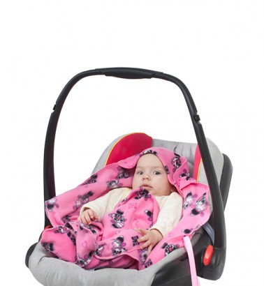 Конверт БыстрОдежка «Эльф» розовый/зверушки