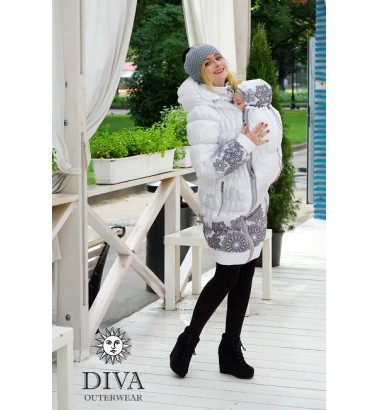 Слингокуртка зимняя Diva Outerwear Bianco